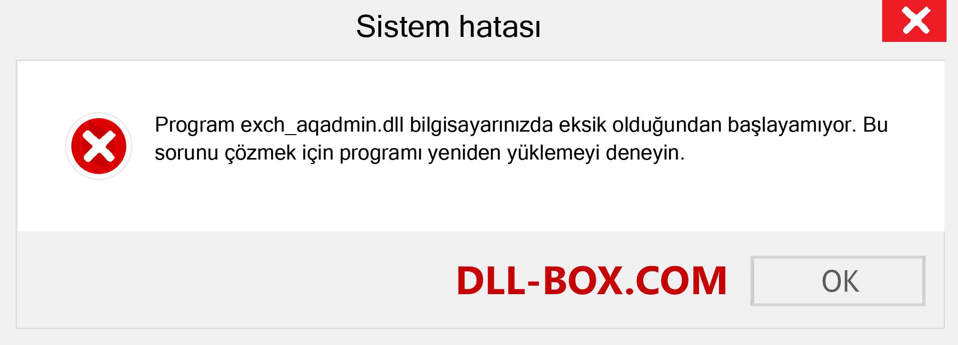 exch_aqadmin.dll dosyası eksik mi? Windows 7, 8, 10 için İndirin - Windows'ta exch_aqadmin dll Eksik Hatasını Düzeltin, fotoğraflar, resimler